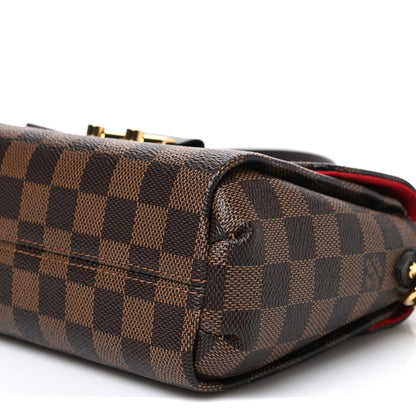 Louis Vuitton Damier Ebene Croisette Bag Brown