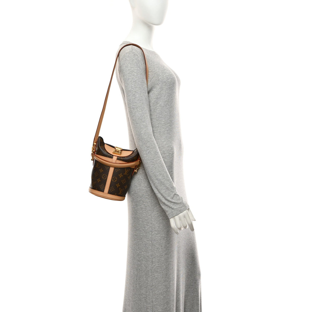 Louis Vuitton Monogram Duffle Bag Brown