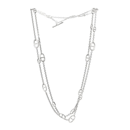 Hermès Sterling Silver Farandole Necklace 160