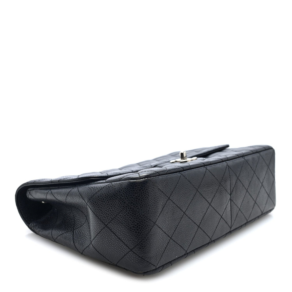 Chanel Caviar Quilted Jumbo Single Flap Black 1898027