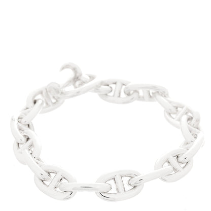 Hermes Sterling Silver MM Chaine d'Ancre Bracelet
