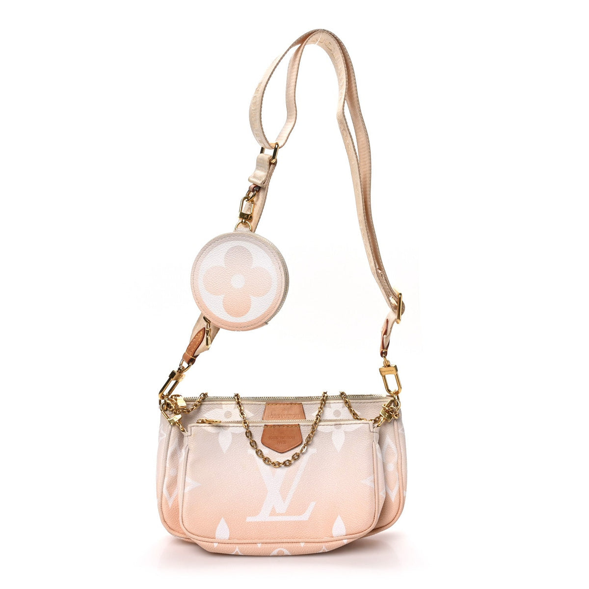 Louis Vuitton Monogram Giant By The Pool Multi Pochette Accessoires Brume