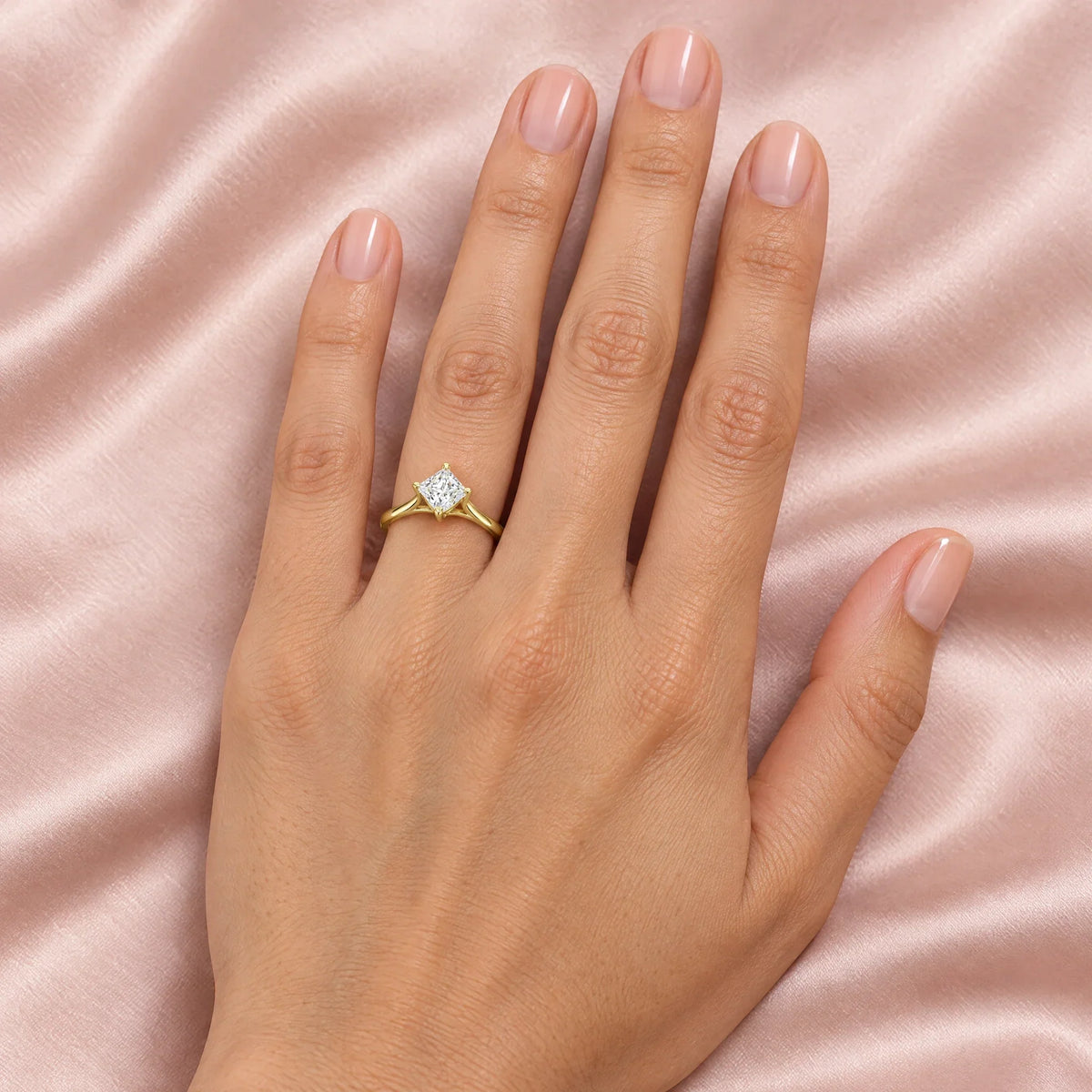 Camille 18K Gold Plated 925 Sterling Silver Cubic Zirconia Ring