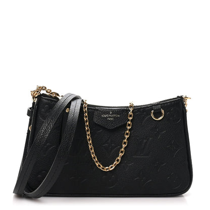 Louis Vuitton Empreinte Easy Pouch On Strap Black