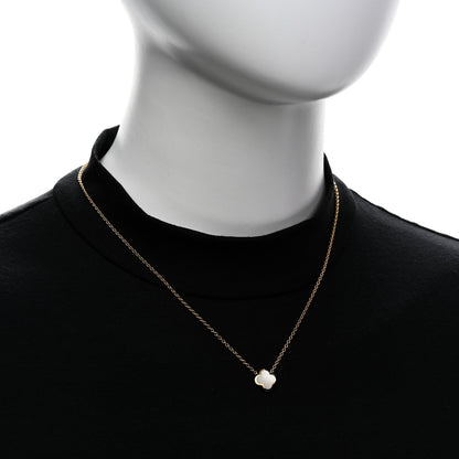 Van Cleef & Arpels 18K Yellow Gold Pure Alhambra Pendant Necklace