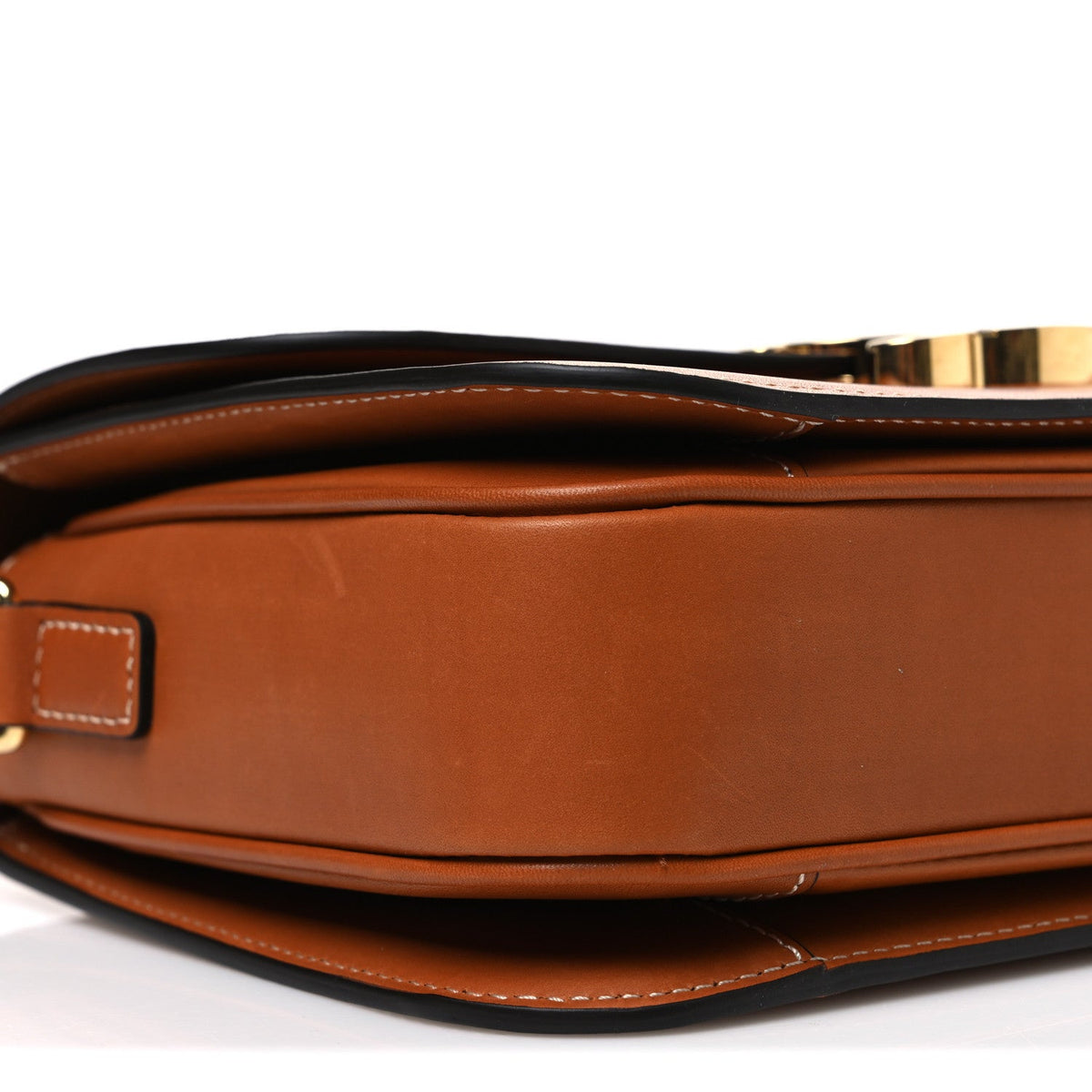 Celine Natural Calfskin Medium Triomphe Bag Tan