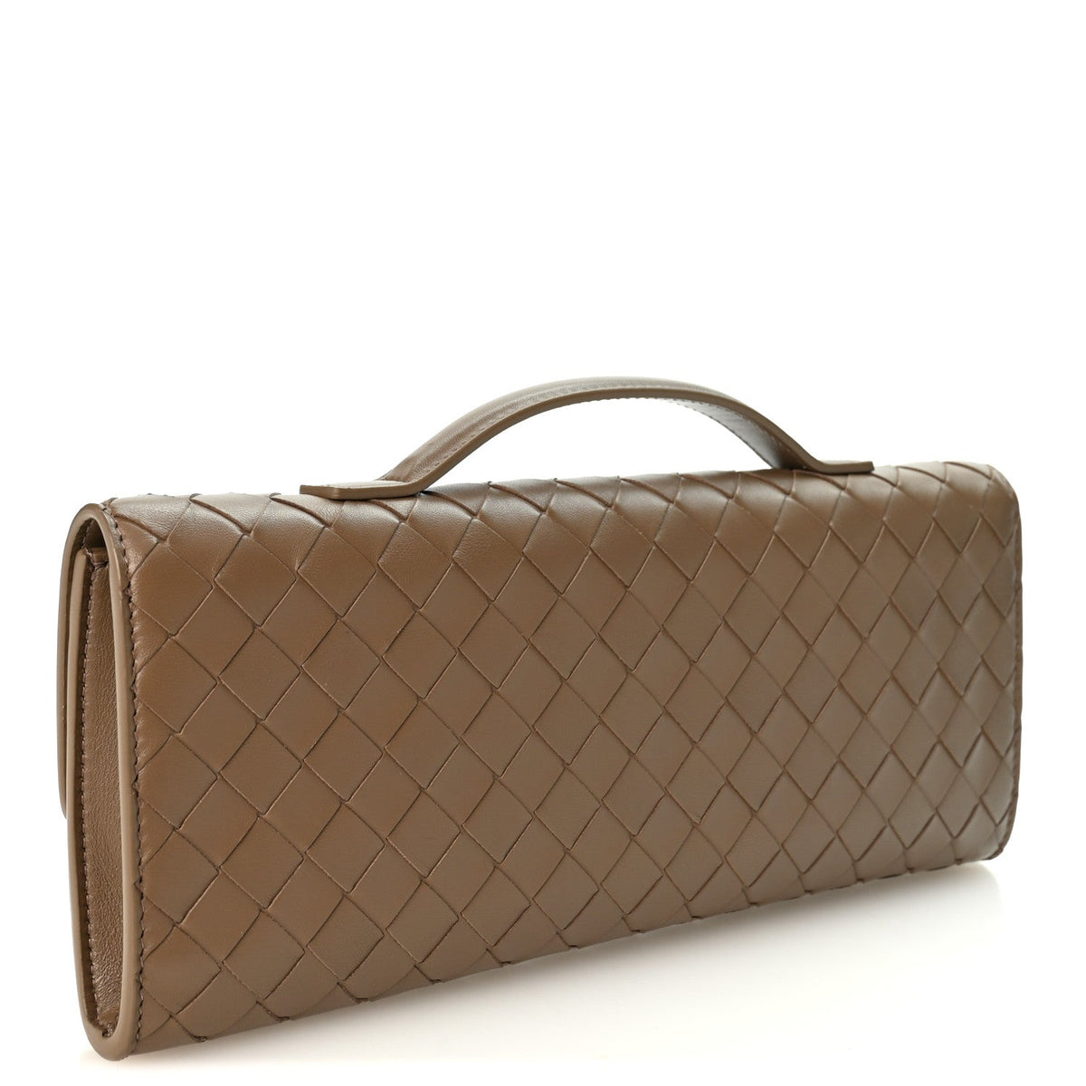 Bottega Veneta Nappa Intrecciato Long Andiamo Top Handle Clutch Pinecone 1983109