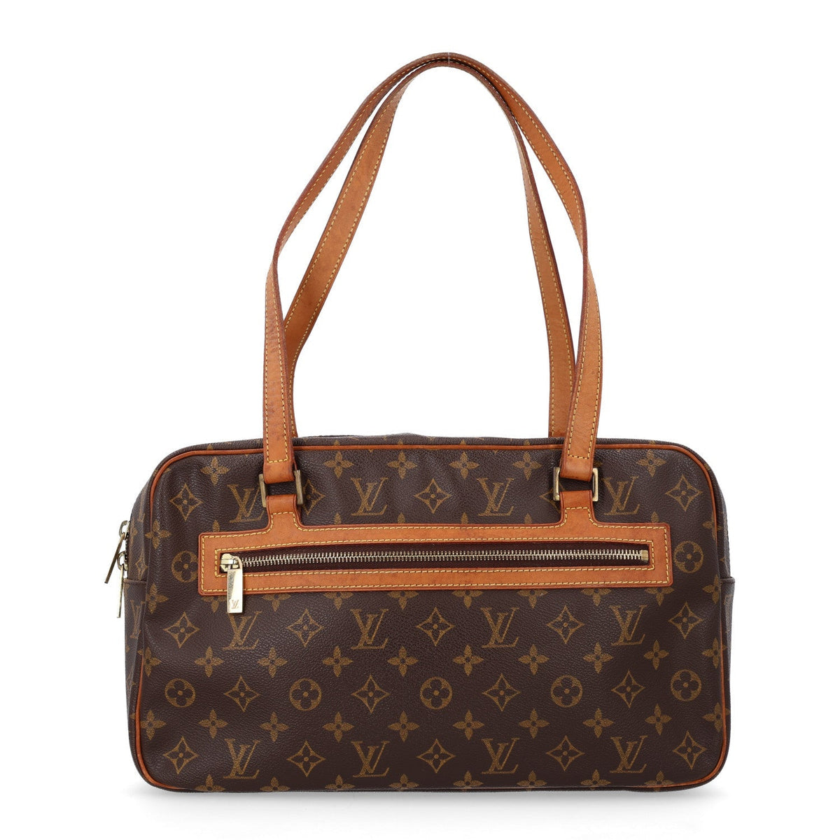 Louis Vuitton Monogram Canvas Cite GM Shoulder Bag Brown