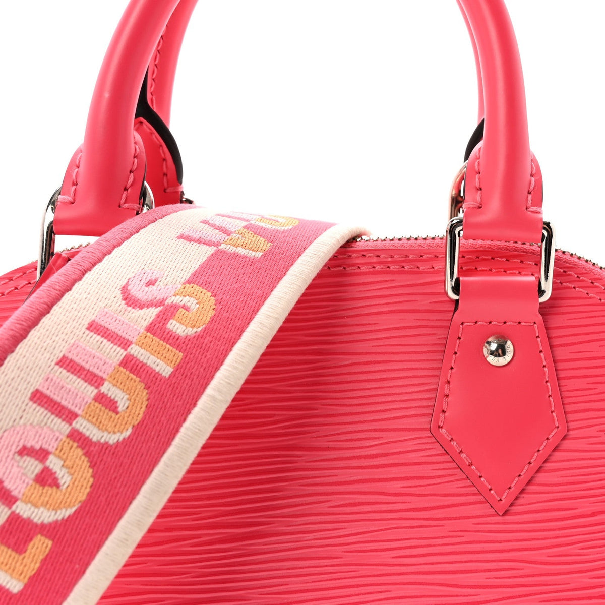 Louis Vuitton Epi Leather Women's Alma BB Dragon Fruit