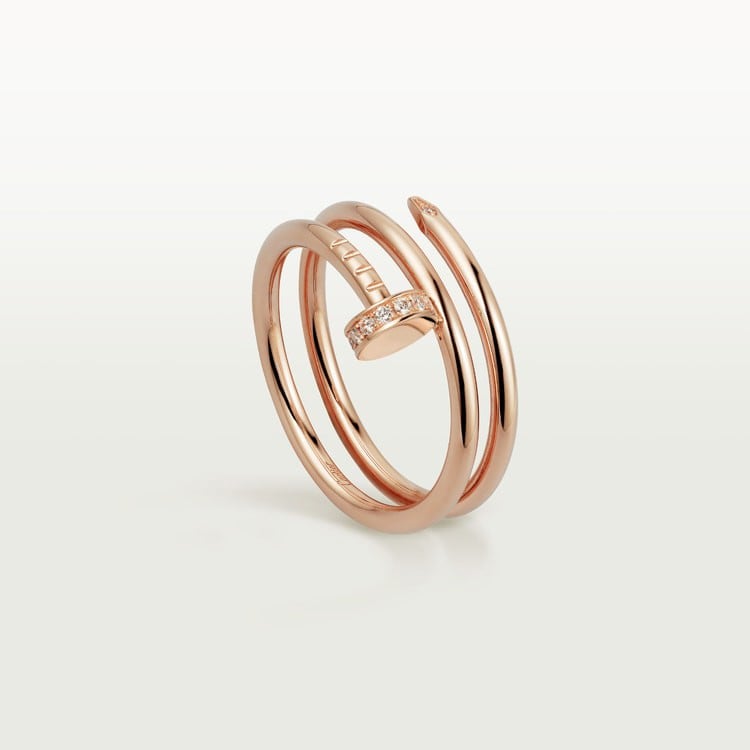 18K Gold Diamond Cartier Juste un Clou Ring