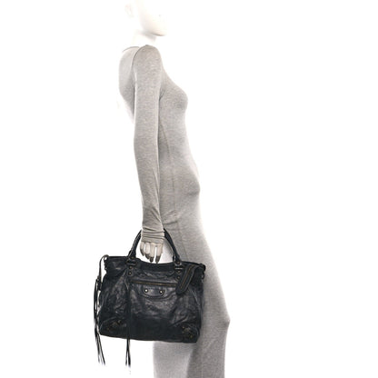 Balenciaga Agneau Classic Hardware Velo Black
