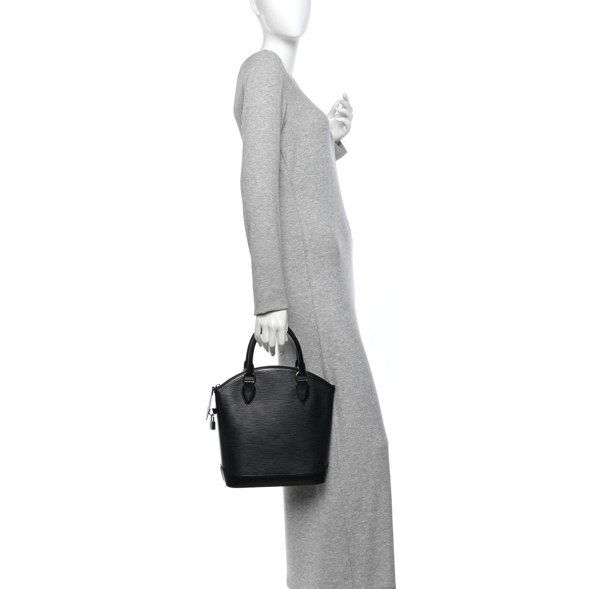 Louis Vuitton Epi Lockit Handbag Black
