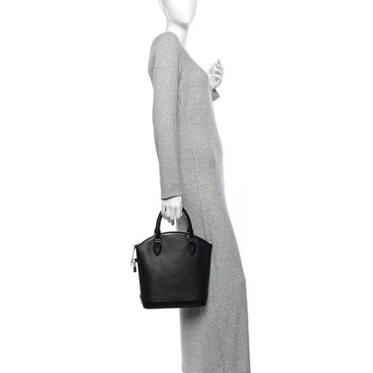 Louis Vuitton Epi Lockit Handbag Black