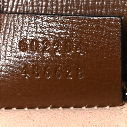 Gucci GG Supreme Monogram Horsebit 1955 Shoulder Bag Beige Brown Sugar