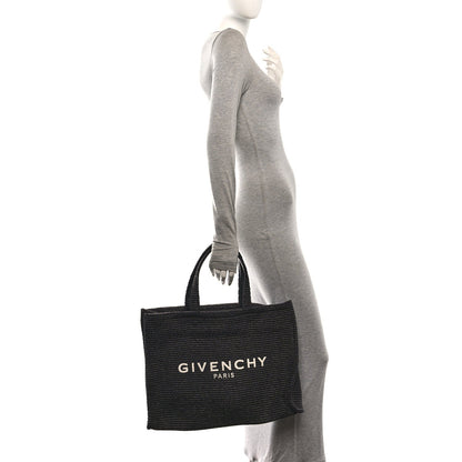 Givenchy Raffia Medium G Tote Black