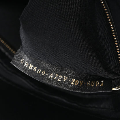 Fendi Nappa FF 1974 Embossed Baguette Black