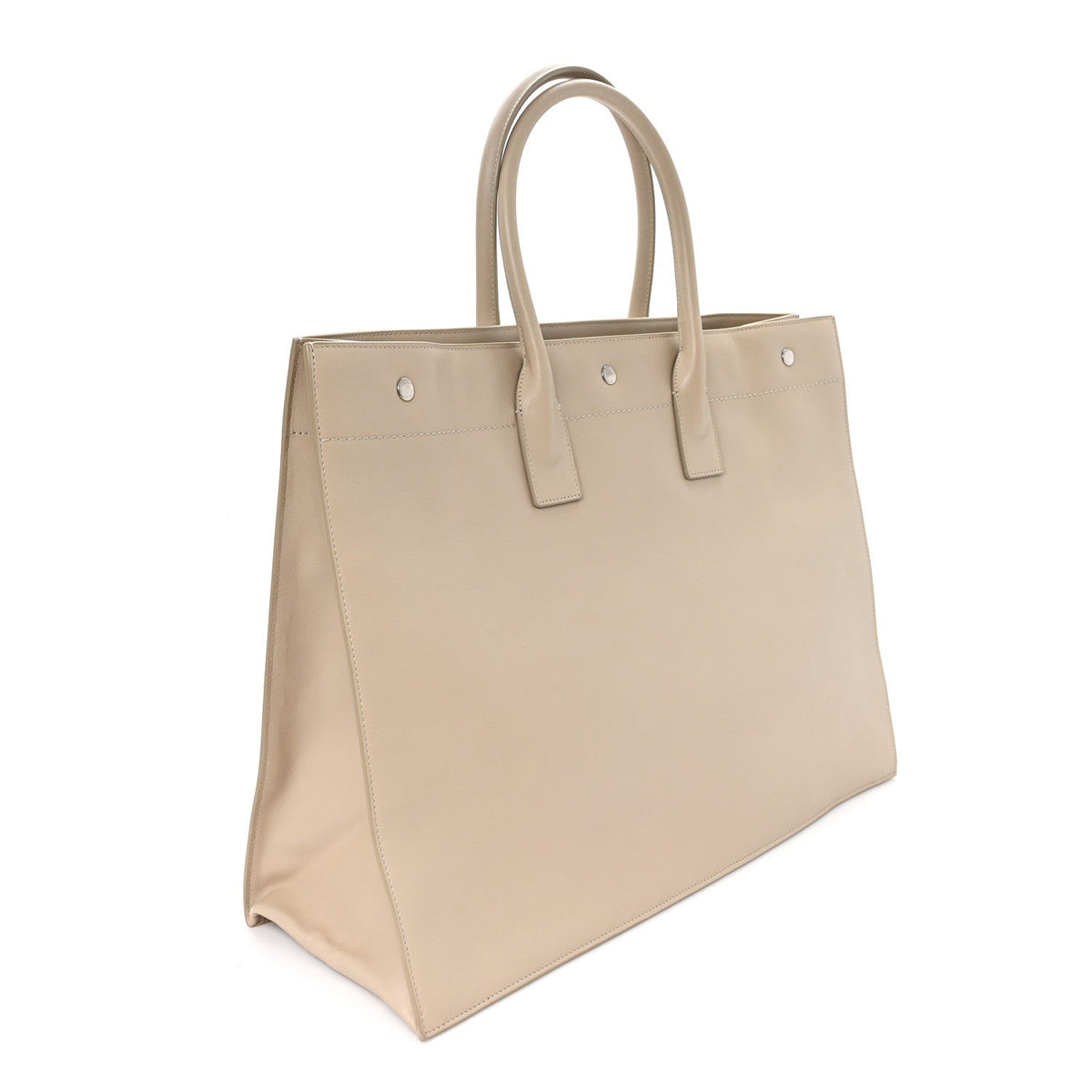 Saint Laurent Vitello Large Rive Gauche Tote Sea Salt 1914976