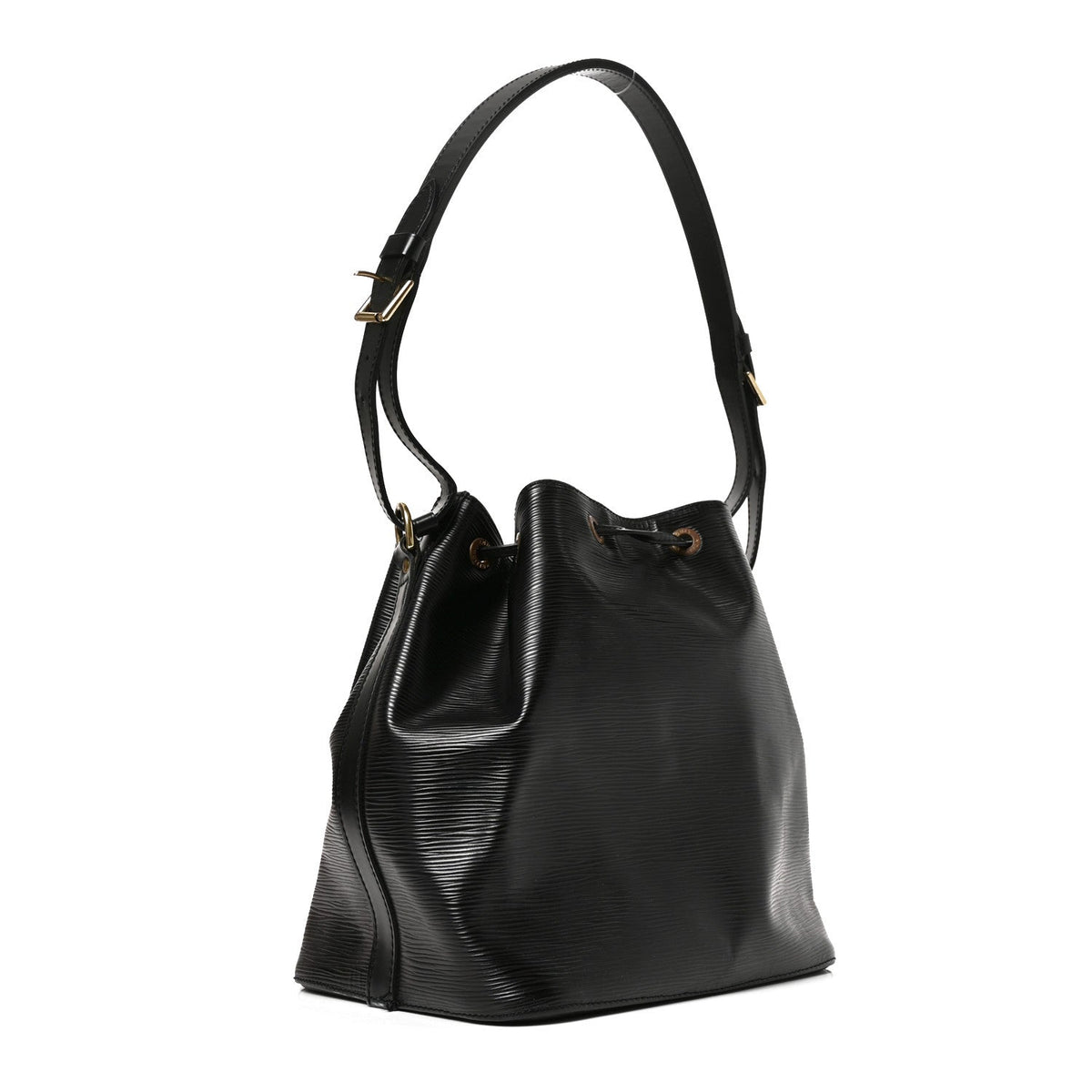 Louis Vuitton Epi Petit Noe Shoulder Bag Black