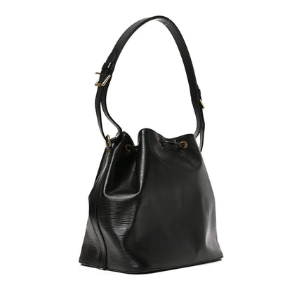 Louis Vuitton Epi Petit Noe Shoulder Bag Black