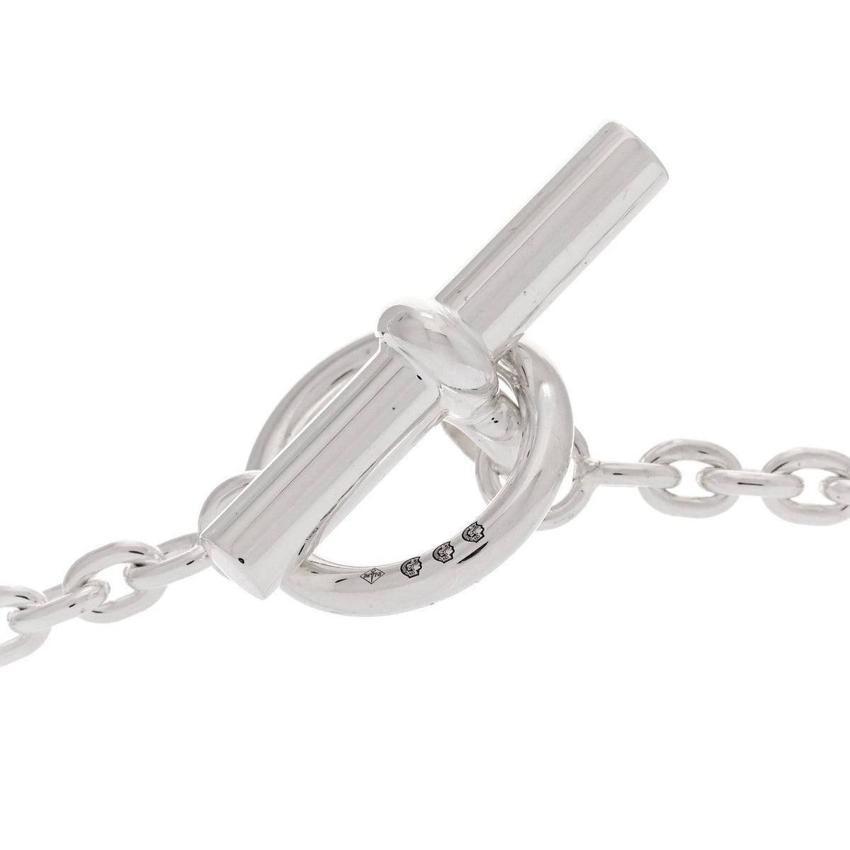 Hermes Sterling Silver Farandole Necklace 160