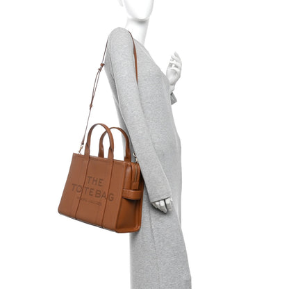 Marc Jacobs Grained Calfskin Medium The Tote Bag Argan Oil