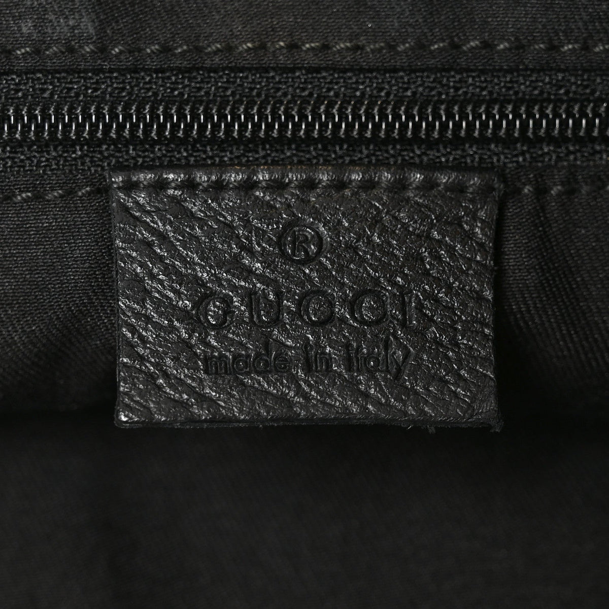 Gucci Monogram Abbey D Ring Tote Black