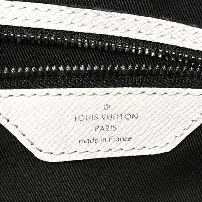 Louis Vuitton Monogram Taiga Keepall Bandouliere 45 Duffel White