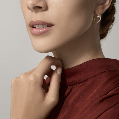 18K Gold Diamonds Cartier Juste un Clou Earrings