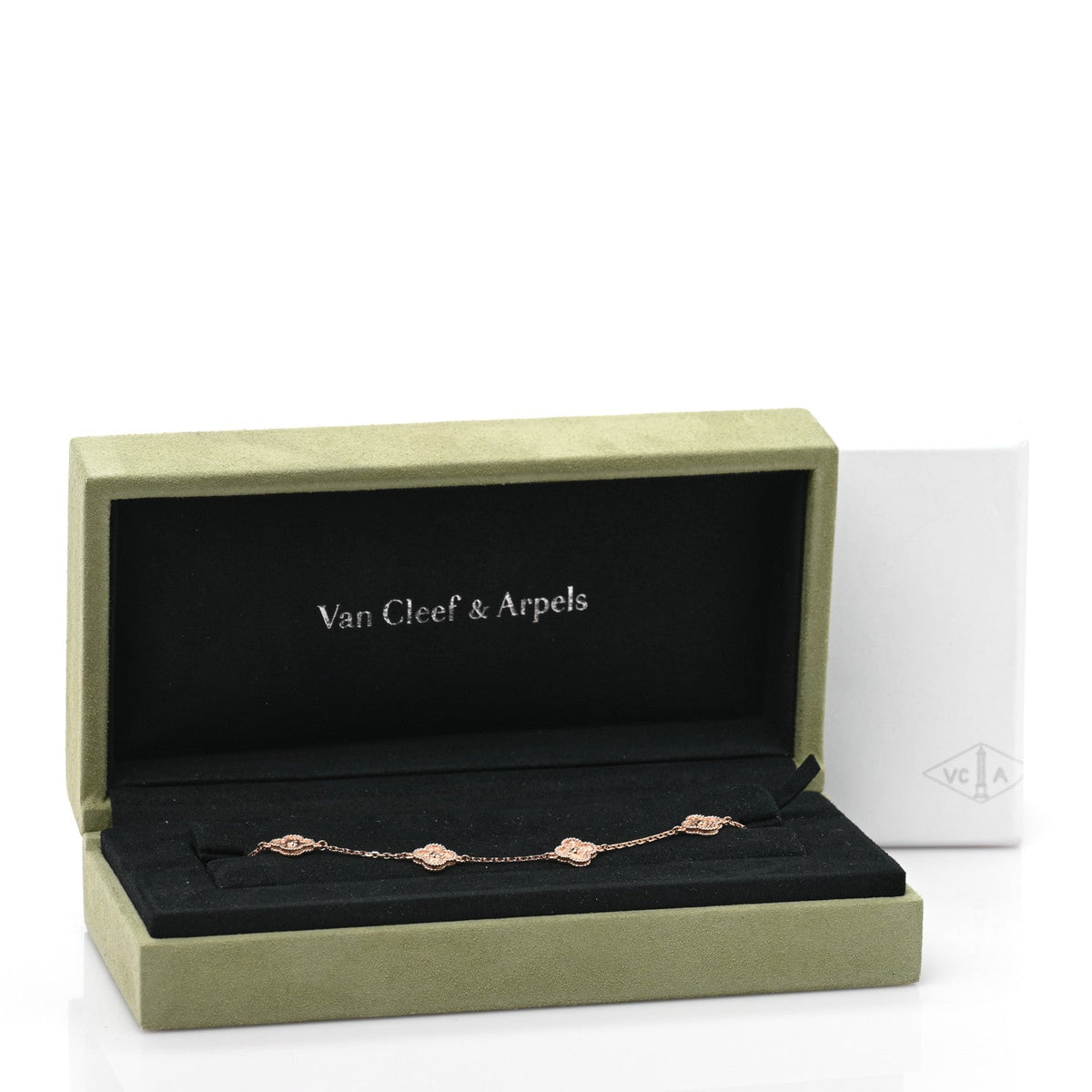 18K Rose Gold 6 Motifs Sweet Alhambra Bracelet