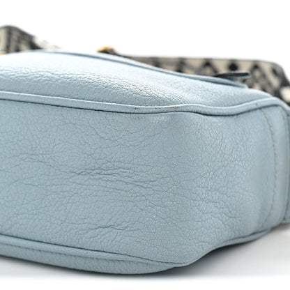 Miu Miu Madras Jacquard Camera Bag Lago