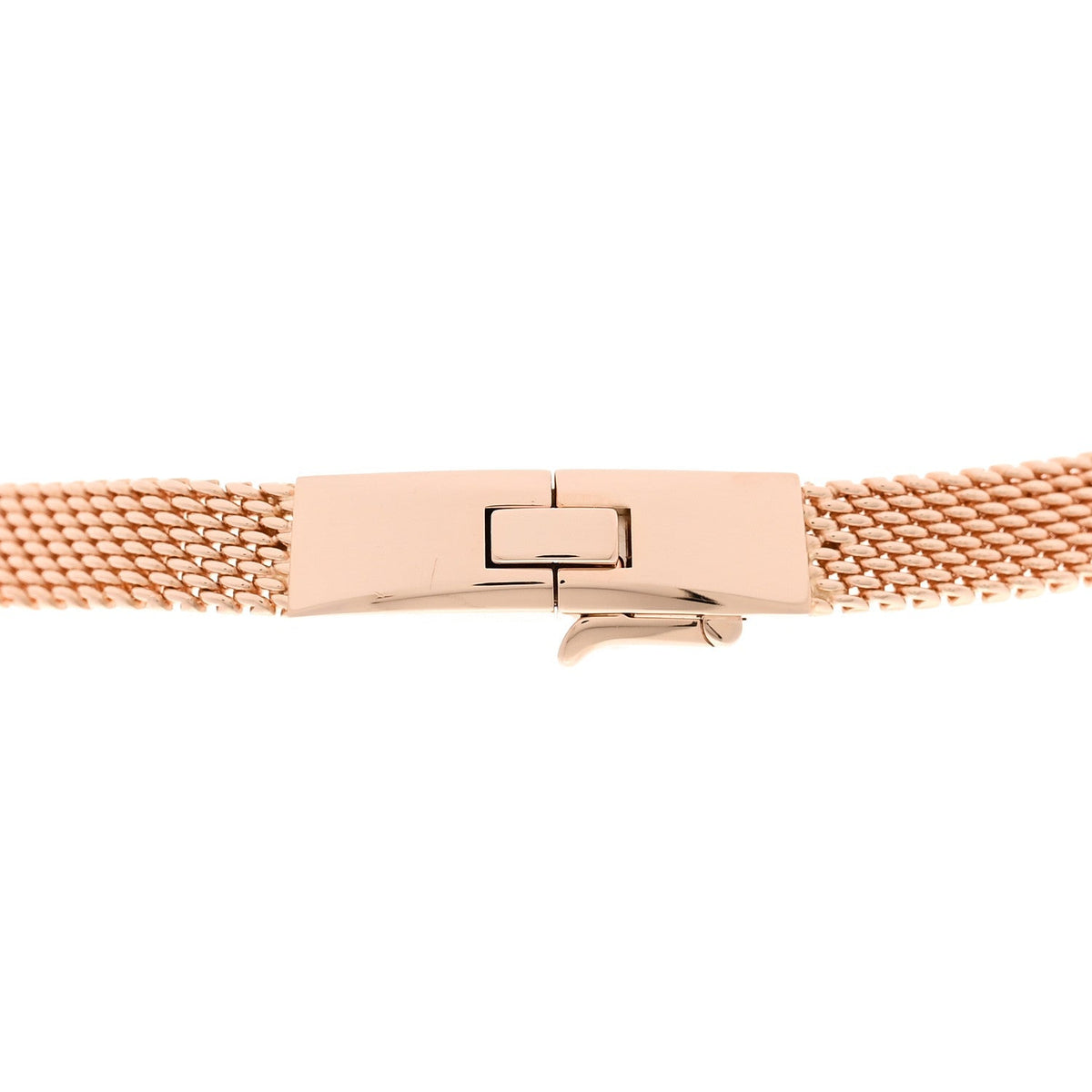 Hermes 18K Rose Gold Diamond Kelly Gavroche Necklace SH