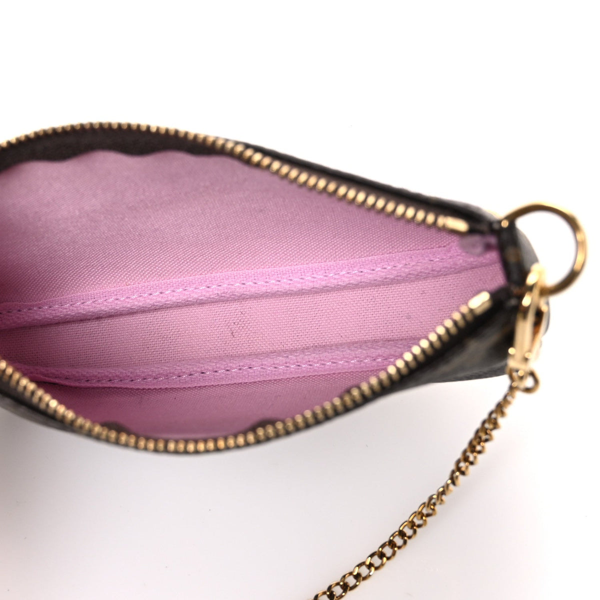 Louis Vuitton Monogram 2021 Christmas Mini Pochette Accessoires Wisteria Pink