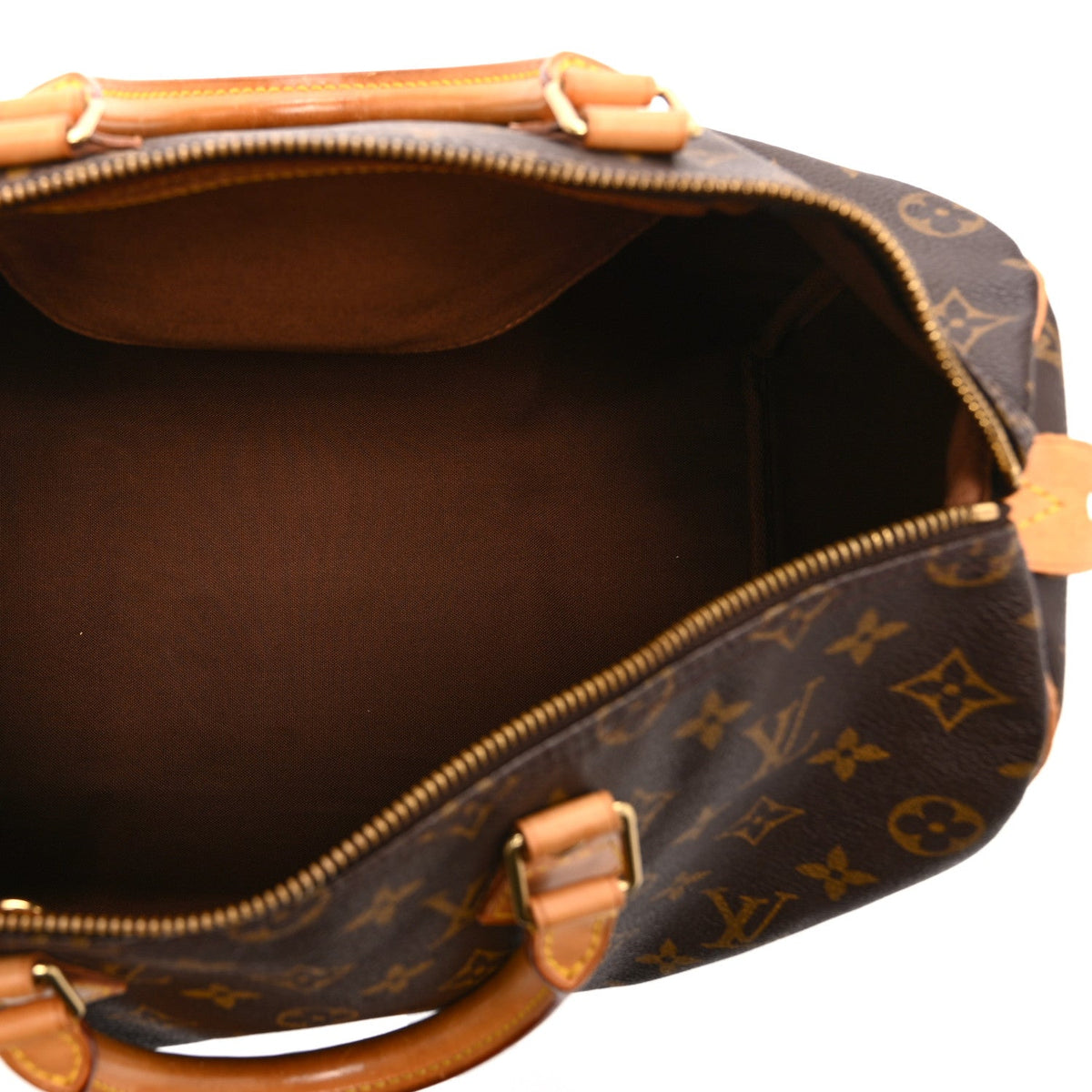 Louis Vuitton Monogram Speedy 35 Brown