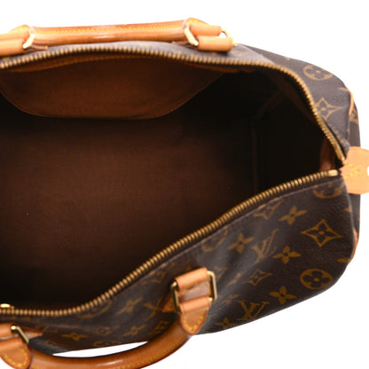 Louis Vuitton Monogram Speedy 35 Brown