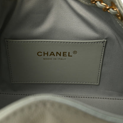 Chanel Caviar Quilted Mini 25 Handbag Light Green
