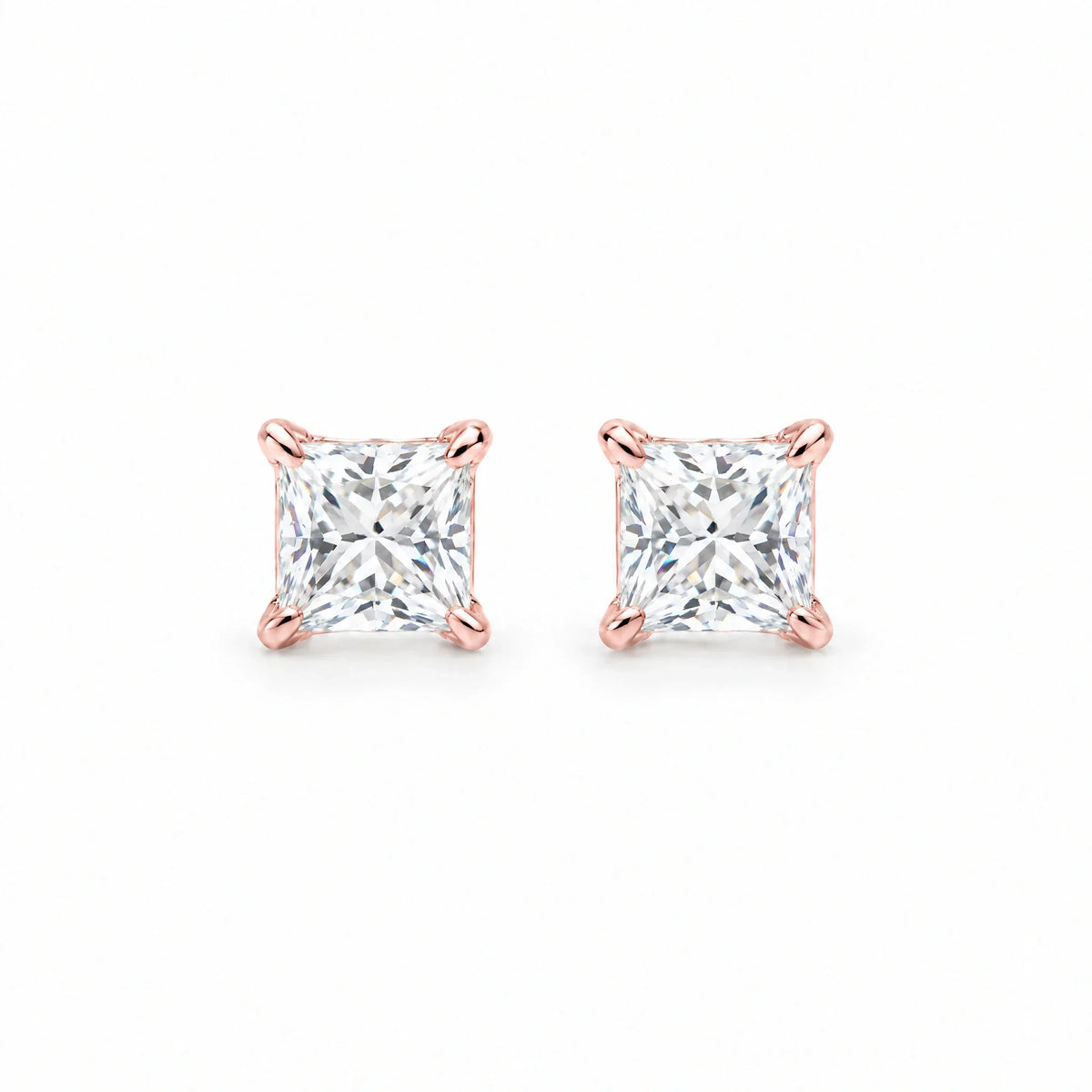 Celine 18K Gold Plated 925 Sterling Silver Cubic Zirconia Earrings