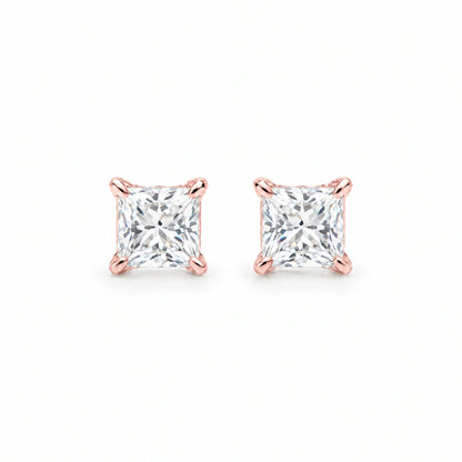 Celine 18K Gold Plated 925 Sterling Silver Cubic Zirconia Earrings