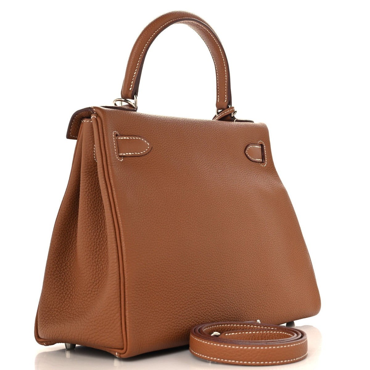 Hermes Togo 28cm Kelly Retourne Bag Gold