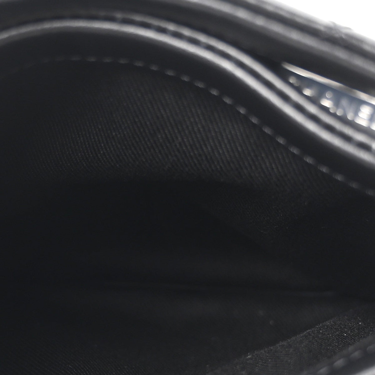 Chanel Lambskin Quilted Uniform Crossbody Bag Black