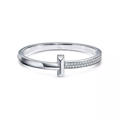 18K Gold Diamond Tiffany T1 Bracelet