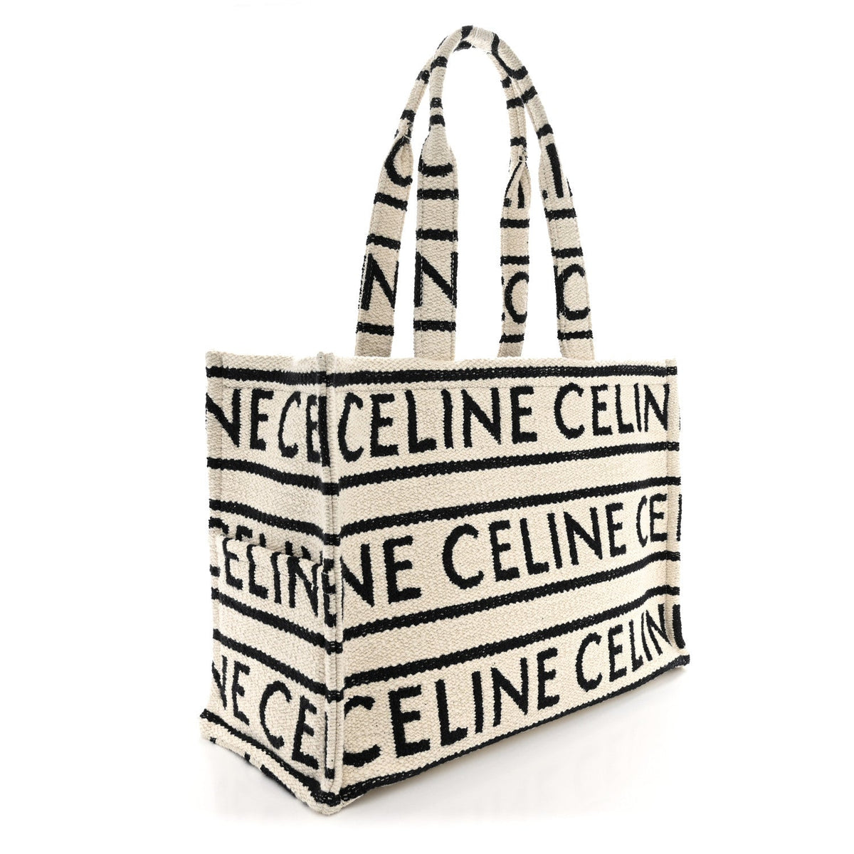 Celine Canvas Large All Over Cabas Thais Beige 1984510
