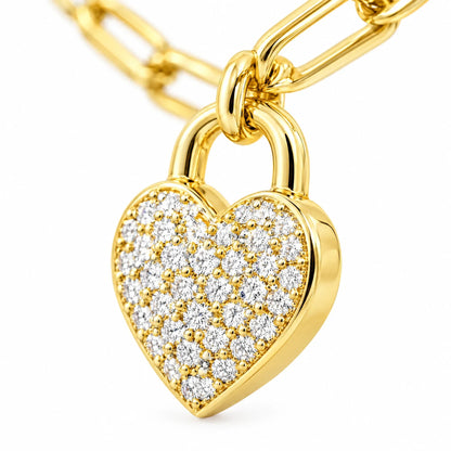 Clara 18K Gold Plated 925 Sterling Silver Cubic Zirconia Necklace