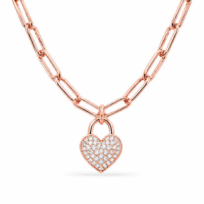 Clara 18K Gold Plated 925 Sterling Silver Cubic Zirconia Necklace