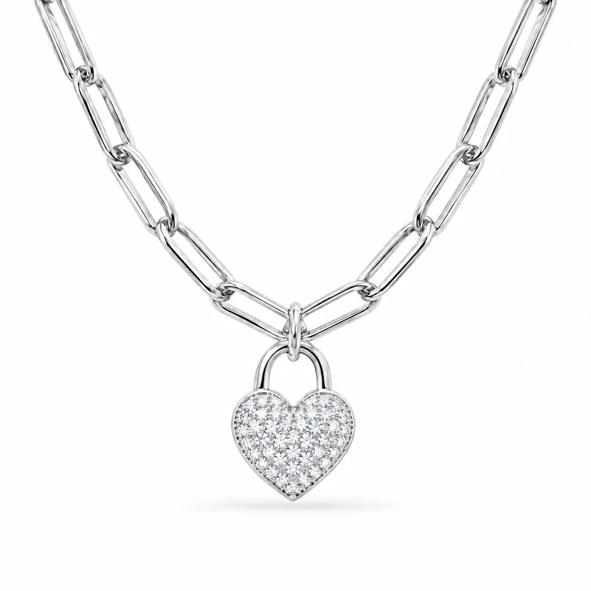 Clara 18K Gold Plated 925 Sterling Silver Cubic Zirconia Necklace