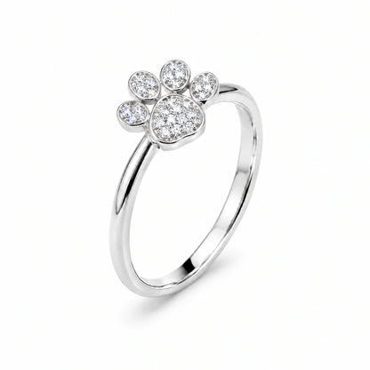 Coco 18K Gold Plated 925 Sterling Silver Cubic Zirconia Ring