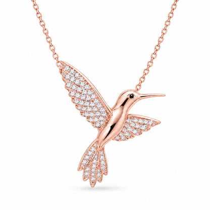 Colibri 18K Gold Plated 925 Sterling Silver Cubic Zirconia Necklace