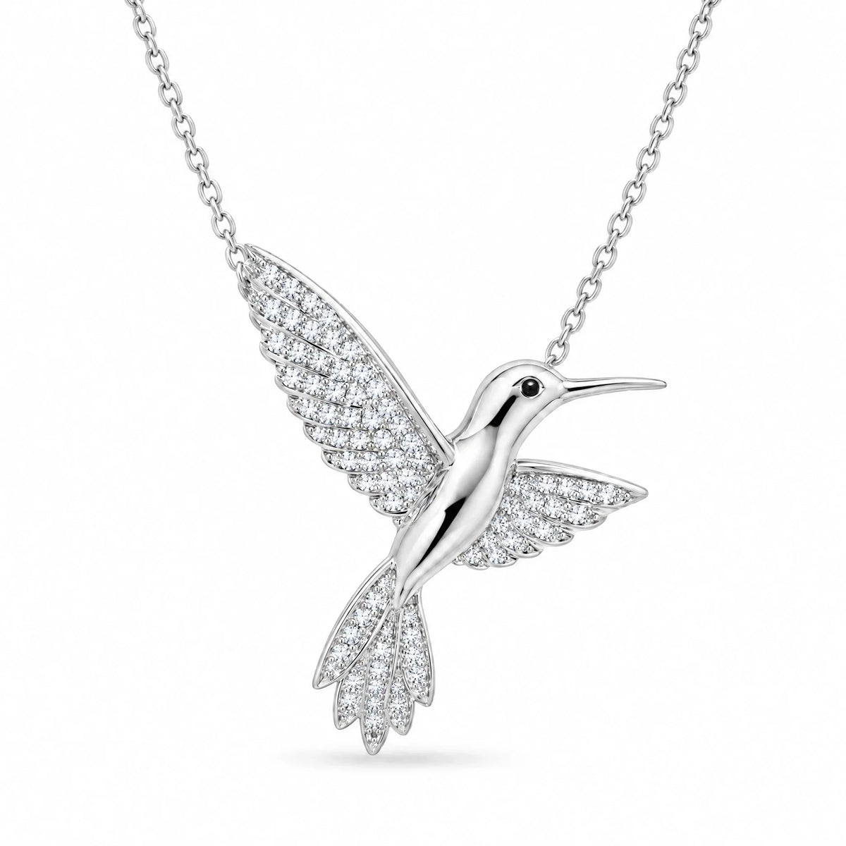 Colibri 18K Gold Plated 925 Sterling Silver Cubic Zirconia Necklace
