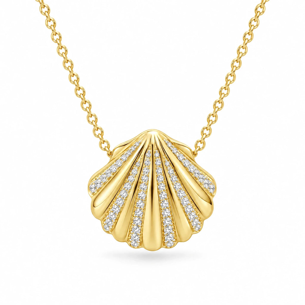 Coralie 18K Gold Plated 925 Sterling Silver Cubic Zirconia Necklace