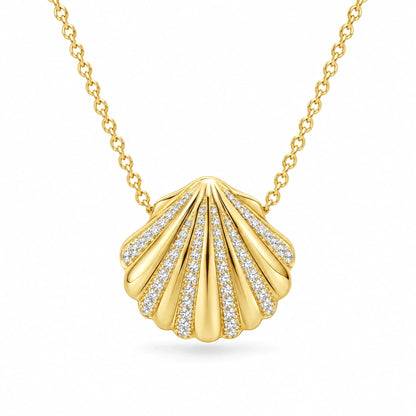 Coralie 18K Gold Plated 925 Sterling Silver Cubic Zirconia Necklace