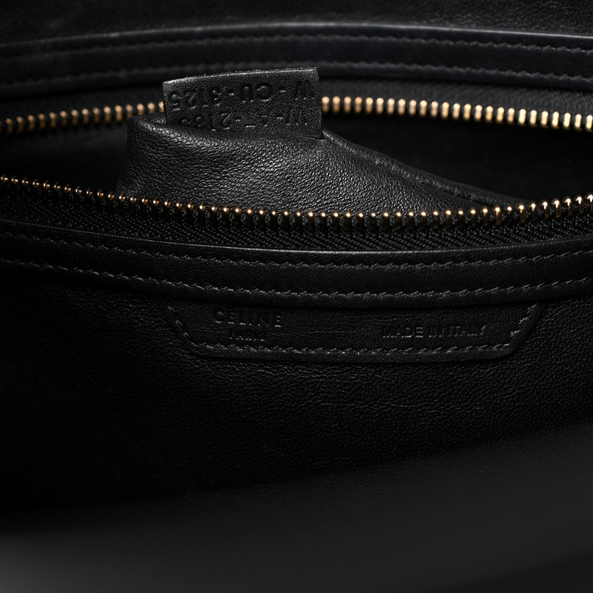 Celine Smooth Calfskin Mini Luggage Black 1943259